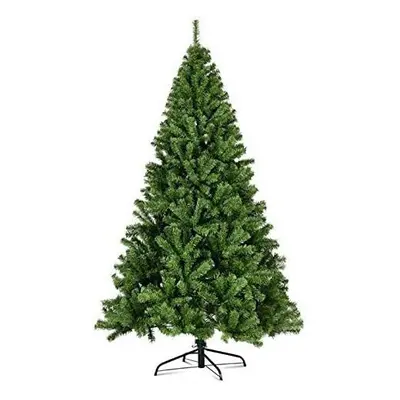 8FT Classic Artificial Christmas Tree Metal Stand | Realistic Green