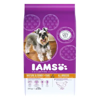 Iams Vitality Senior Small & Medium Dog with Fresh chicken 12kg