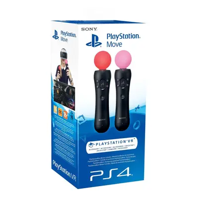 Sony PlayStation (PS4/PSVR) Move Motion Controller Twin Pack