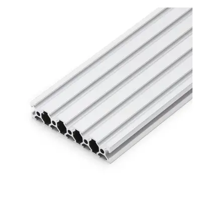 (1000mm) Silver T Slot Aluminum Extrusions 20x100mm Aluminum Profile Extrusion Frame For CNC