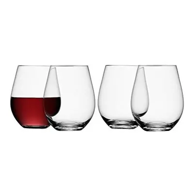 LSA International WI02 Wine Stemless Red Wine Glass 530ml Clear x