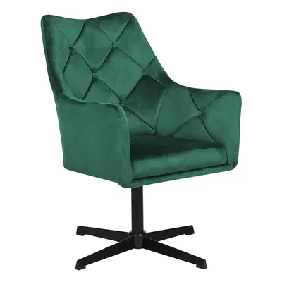 Armchair VAKSALA Velvet Dark Green