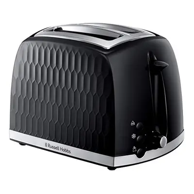 Russell Hobbs Honeycomb Slice Toaster (Extra wide slots, High lift feature, Browning levels, Fro