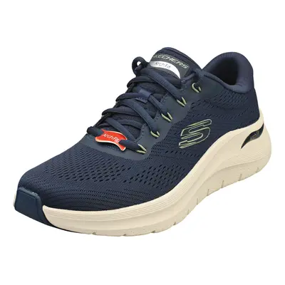 (8) Skechers Arch Fit 2.0 Vegan Mens Casual Trainers in Navy