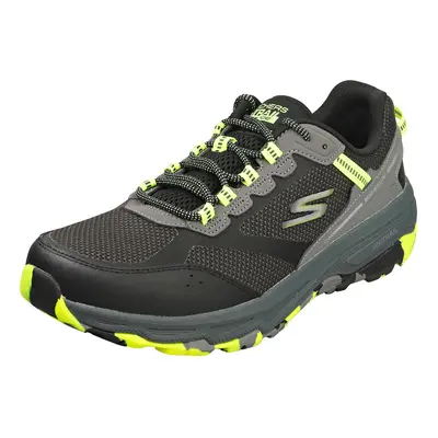 (8.5) Skechers Go Run Trail Altitude Mens Fashion Trainers in Black Lime