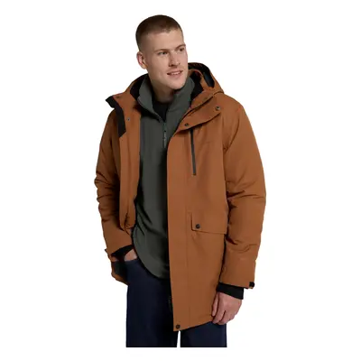 (XXL, Brown) Animal Mens Lisbon Waterproof Parka