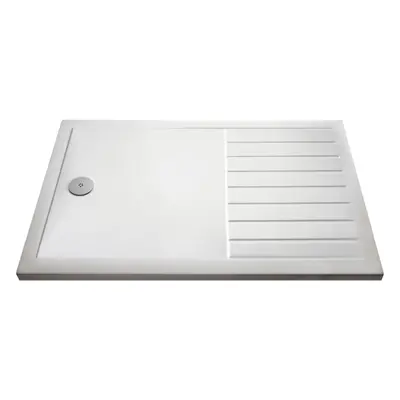 Premium Walk-In Shower Tray 1400mm x 800mm - White