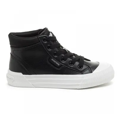 (6 (Adults')) Cheery Hi | Black | Ladies High-Top Trainers