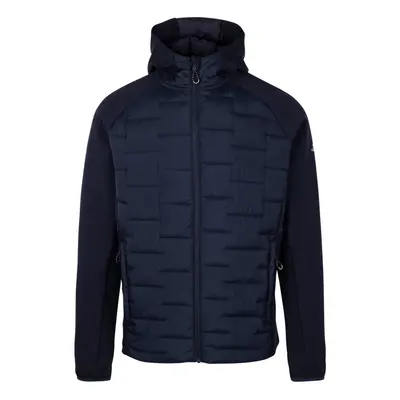 (L, Navy) Trespass Mens Heber Hybrid Hoodie