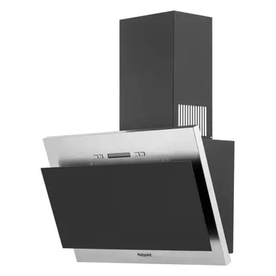 Hotpoint PHVP6.4FALK/1 cm Angled Chimney Cooker Hood - Black