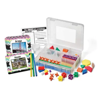 Learning Resources STEM Bins Play & Learn Pack Set of 4, Solve Engineering & STEM Challenges in 