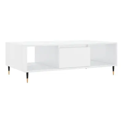 (high gloss white) vidaXL Coffee Table Side Table End Table Sofa Table Brown Oak Engineered Wood