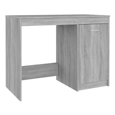 (grey sonoma) vidaXL Desk Home Office Study Desk Writing Desk Computer Table Engineered Wood