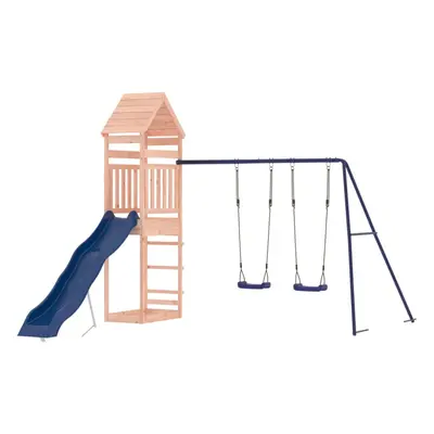 (solid douglas wood) vidaXL Outdoor Playset Playhouse Play Tower Playground Set Solid Wood Dougl