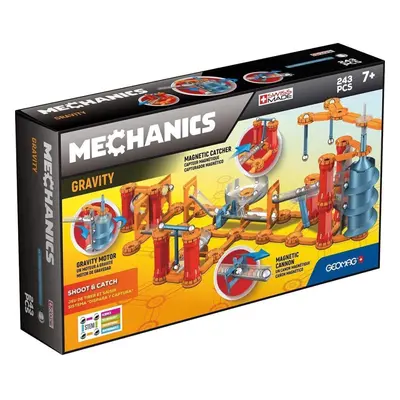 Geomag Mechanics - Gravity Shoot and Catch, Pieces - Magnetic Building Game