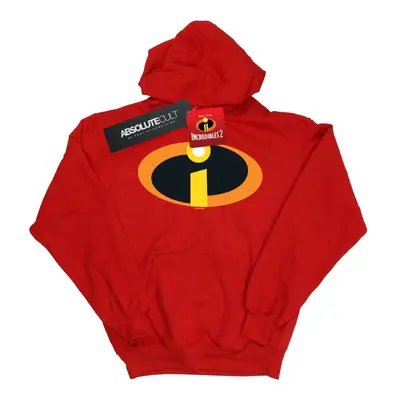 (S, Red) Disney Womens/Ladies The Incredibles Costume Logo Hoodie