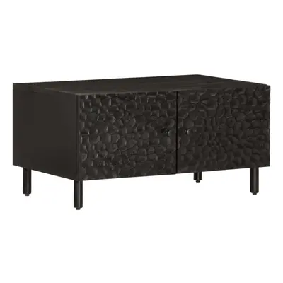 (black) vidaXL Coffee Table Hallway Tea Side End Table Accent Sofa Table Solid Wood