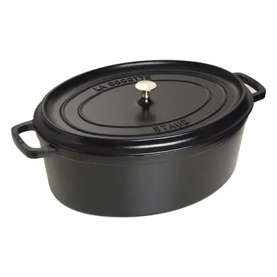 STAUB Cocotte Oval 27cm Black