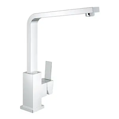 GROHE Sail Cube Kitchen Tap (360 Degree Swivel Range, High Spout, Starlight and Silkmove)