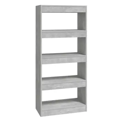 (concrete grey) vidaXL Book Cabinet/Room Divider Engineered Wood Room Partition Multi Colours