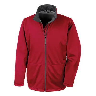 (XL, Red) Result Core Mens Plain Soft Shell Jacket