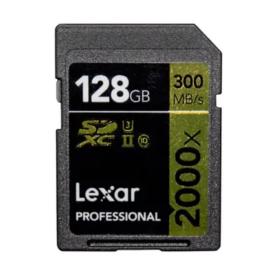 Lexar SD Professional C10 UHS-II U3 2000X 300MB/s Memory Card 64GB