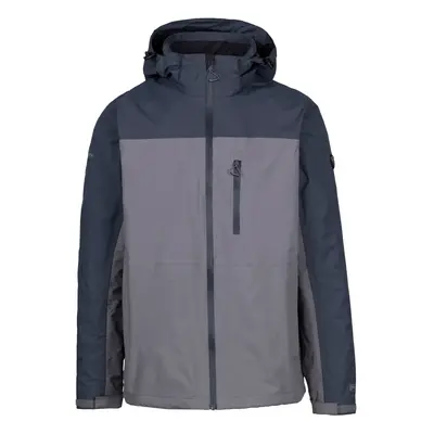 (XXS, Storm Grey) Trespass Mens Waterproof Jacket Zip Hood Curbridge