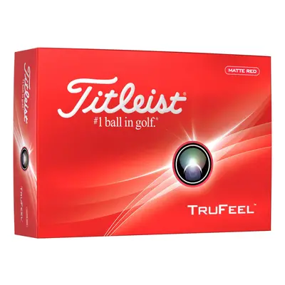 Titleist TruFeel Golf Ball, Matte Red