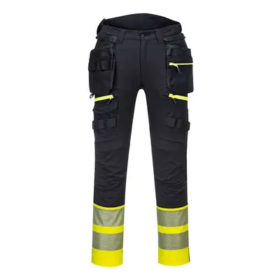 (Yellow/Black, 41") Portwest DX4 Class Holster Trousers