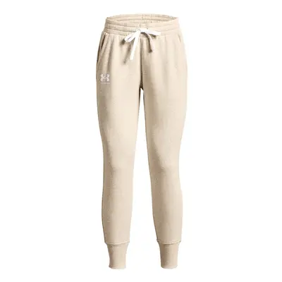 Women's Under Armour Rival Fleece Pants Cream 783