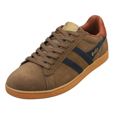 (12) Gola Equipe Ii Mens Casual Trainers in Dark Taupe