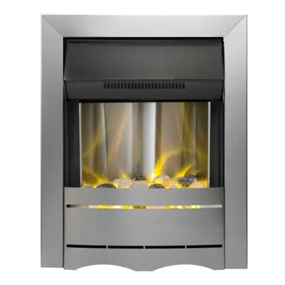 Nevada Electric Fire in Brushed Steel