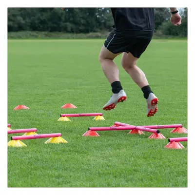 10 Rung Agility Cone Set - Adjustable Height Football & Sports Training Drill