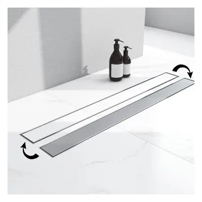 600mm Linear Shower Drain Stainless Steel Bathroom Gully Trap Waste