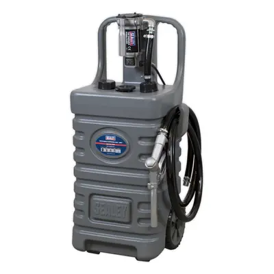 55L Portable Dispensing Tank with ys10375 Diesel Pump - 2" BSP Thread - Wheeled