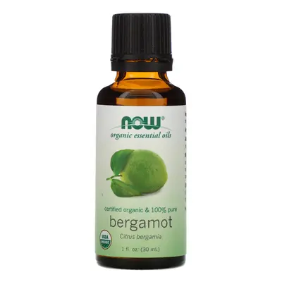 NOW Foods, Organic Essential Oils, Bergamot, fl oz (30 ml)