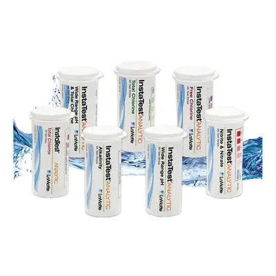 LaMotte Insta-Test Iron and Copper Multi-Factor Test Strip Kit, 0-5ppm Iron Range, 0-3ppm Copper