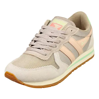 (8) Gola Daytona Womens Fashion Trainers in Grey Pink