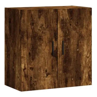 (smoked oak) vidaXL Wall Cabinet Storage Cabinet Display Cabinet Brown Oak Engineered Wood