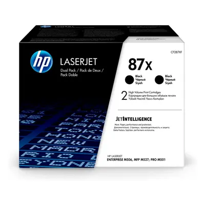 HP CF287XD (87X) Toner black, 18K pages, Pack qty