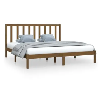 (honey brown, x cm) vidaXL Solid Wood Pine Bed Frame Bedstead Platform Bed Multi Colours/Sizes