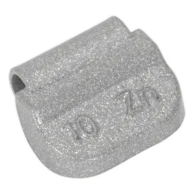 100 PACK 10g Hammer On Wheel Weights - Zinc for Steel Wheels - Wheel Balance