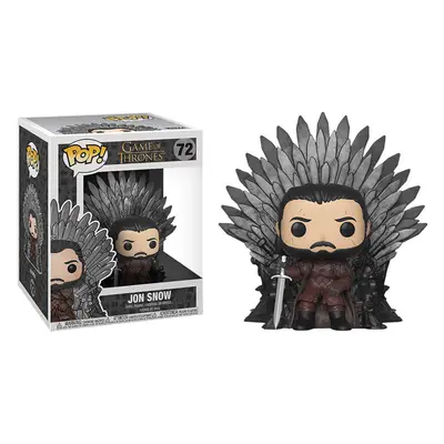 Funko POP DELUXE: Game of Thrones - Jon Snow Sitting on Throne Collectible Figure