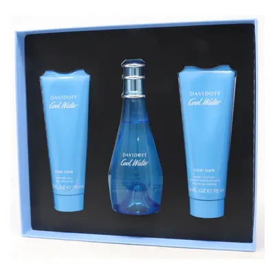 Davidoff Cool Water Eau De Toilette Pcs Set / New With Box