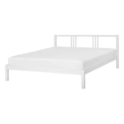 Bed VANNES x cm (EU King Size) Wood White