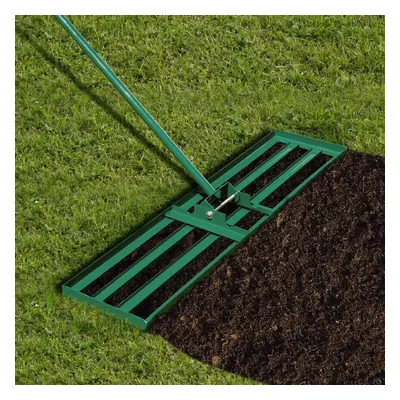 Heavy Duty Level Lawn Tool Effort-saving Landscape Rake for Garden