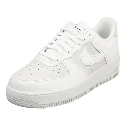 (6) Nike Air Force 07 Lx Womens Fashion Trainers in White Grey