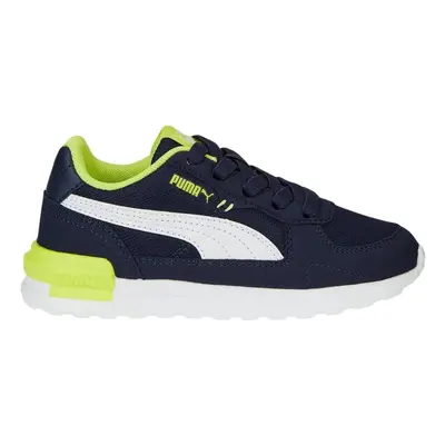 Puma Graviton AC PS Kids' Shoes Navy Blue-Green 14