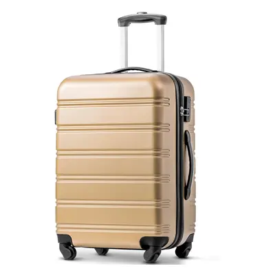 (Golden, 24") ABS Hard shell Travel Trolley Suitcase Luggage