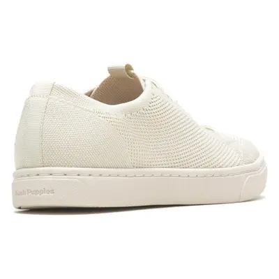 (White, (Adults')) Hush Puppies Good Textile Women's Stone Trainers